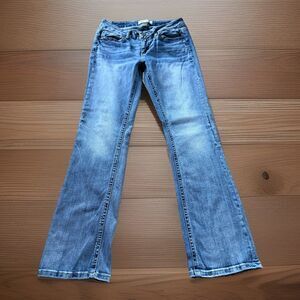 🔥Buckle BKE Stella Slim Low Rise Bootcut Stretch Jeans Sz 28x30 Great Fade